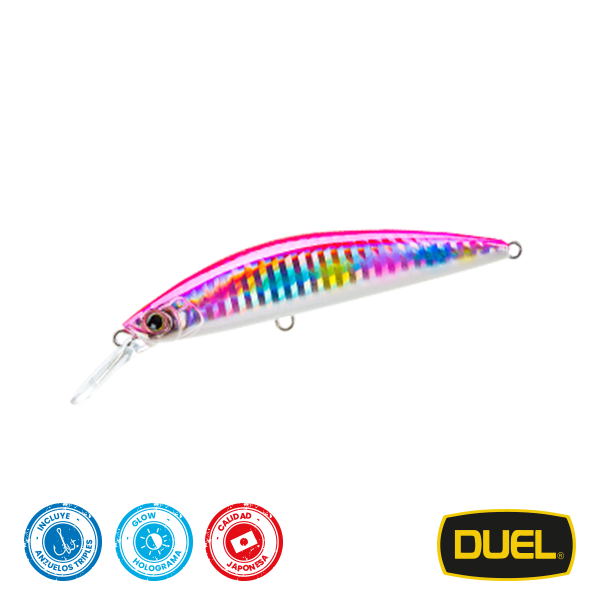 Leurre Yo Zuri Duel Hardcore 90S Heavy Sinking Minnor – Pêche Freshwater, Couleur F1189-HGGR