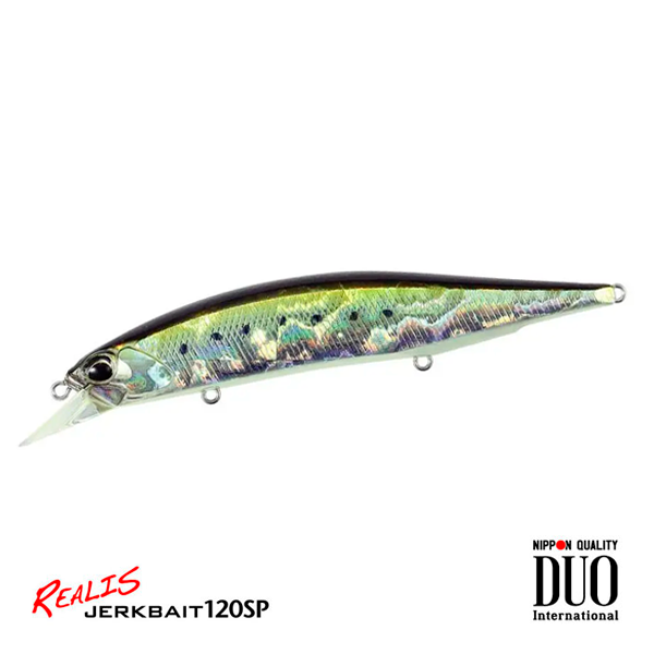 Señuelo Duo Beach Walker 120 MD / ADA0135 Sardine Noir RB - Tienda De