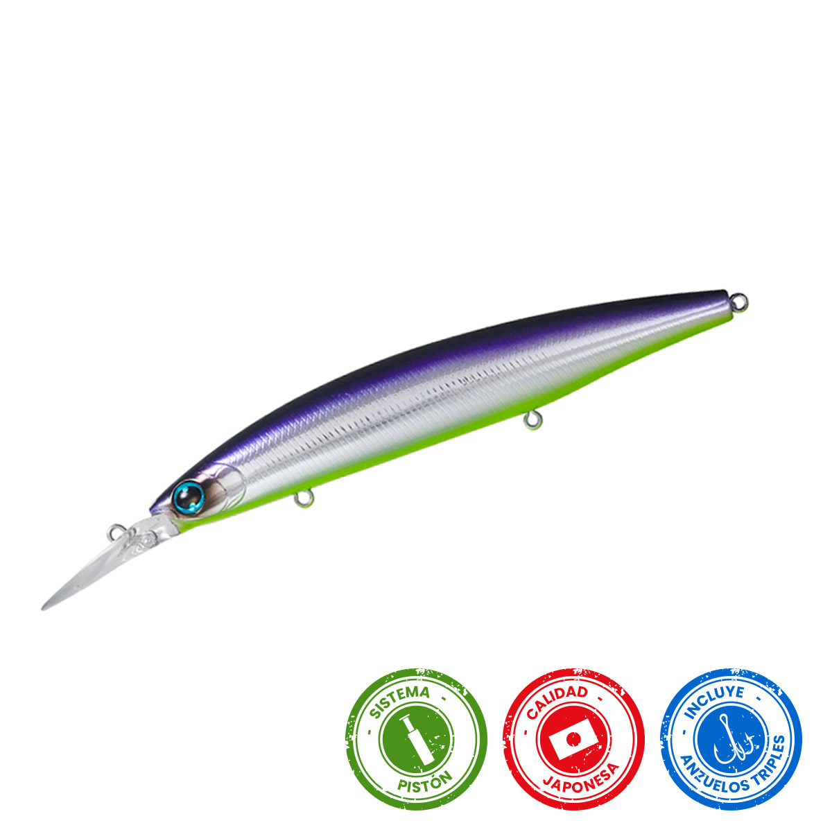 Señuelo Minnow DAIWA® SHORELINE SHINER Z SET UPPER 125 SDR / RATTLIN