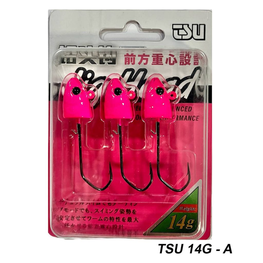 ACCESORIO TSURINOYA DE PLOMO JIG HEAD Hooks 14g A 3pcs bag Tienda De accesorio-tsurinoya-de-plomo-jig-head-hooks-14g-a-3pcs-bag-tienda-de