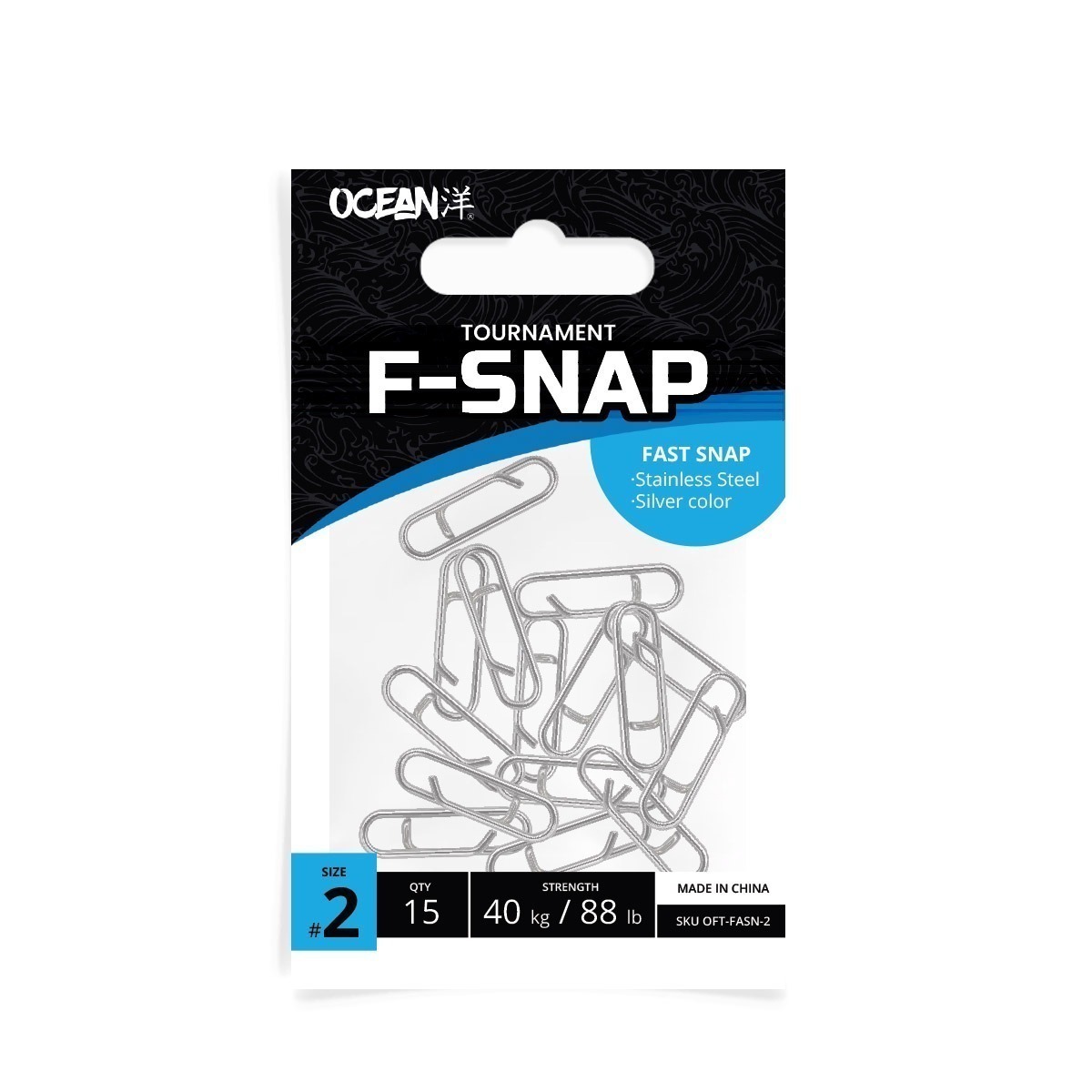 Clip Per Pesca Power Clips 100 Pezzi | Moschettoni In Acciaio Inox Per Cambio Rapido Esca | Adatti Ad Acqua Dolce E Salata