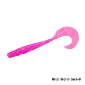 SEÑUELO DE GOMA VINILO TSURINOYA 16 pcs Grub Worm-B