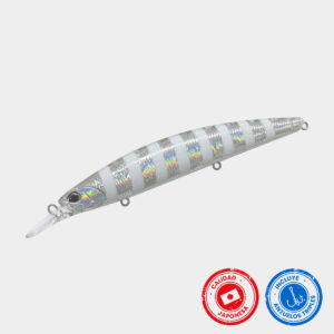 Señuelo Duo Beach Walker 120 MD - Zebra Glow