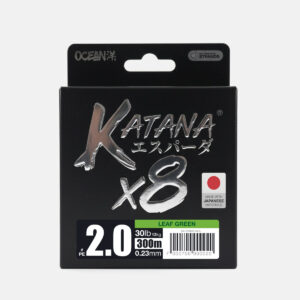 Multifilamento Ocean Katana x8 30Lb 0.23 - 300 m / Leaf Green