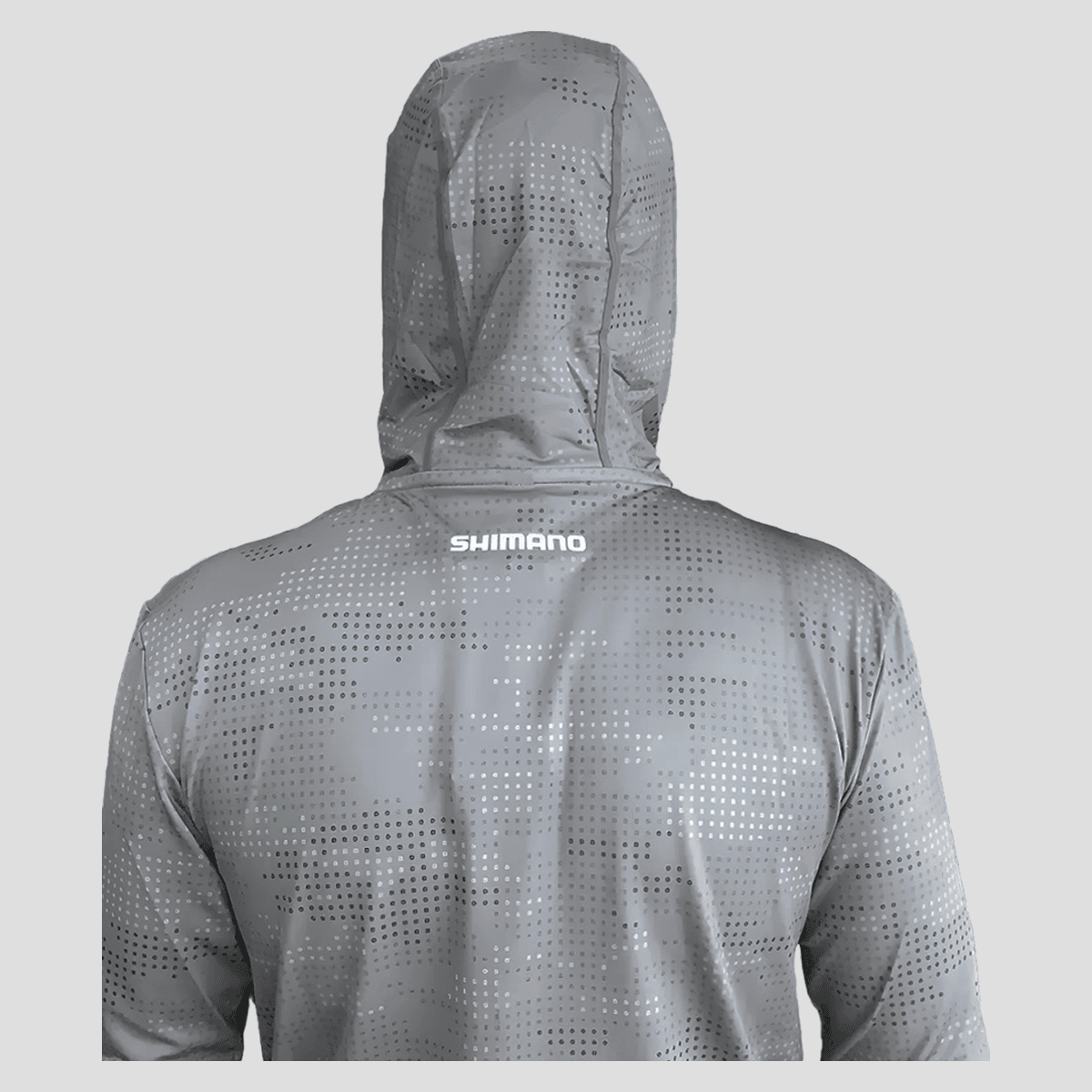 shimano-hooded-tech-tee-dot-grey-d