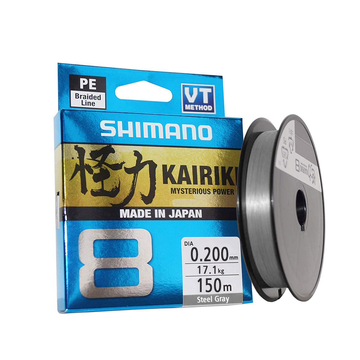 shimano-kairiki-0.20-150-steel-gray shimano-kairiki-0.20-150-steel-gray