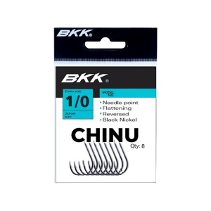 Anzuelo BKK Chinu #1 x 8 uds