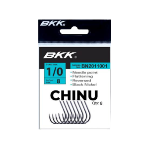 Anzuelo BKK Chinu #1 x 8 uds