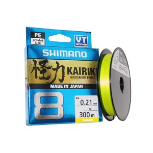 Multifilamento Shimano Kairiki 8 0.21mm X 300Mts Yellow