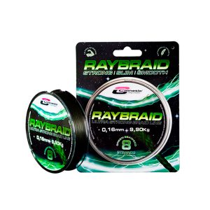 Sedal Multifilamento Cinnetic New Raybraid 8X 300M - Green Tracer 0.16mm