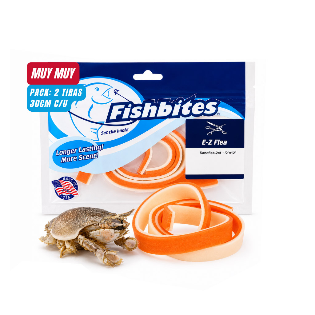 Carnada Artificial Fishbite Ez Sand Flea - Sabor Muy Muy