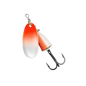Cucharilla Blue Fox Classic Vibrax #3 - 8g Naranja Con Plata