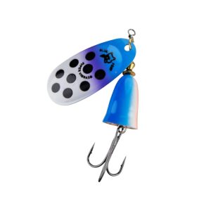 Cucharita Trucha #2 Blue Fox Vibrax - Bs - 6g - Plata Campana Azul Con Escamas